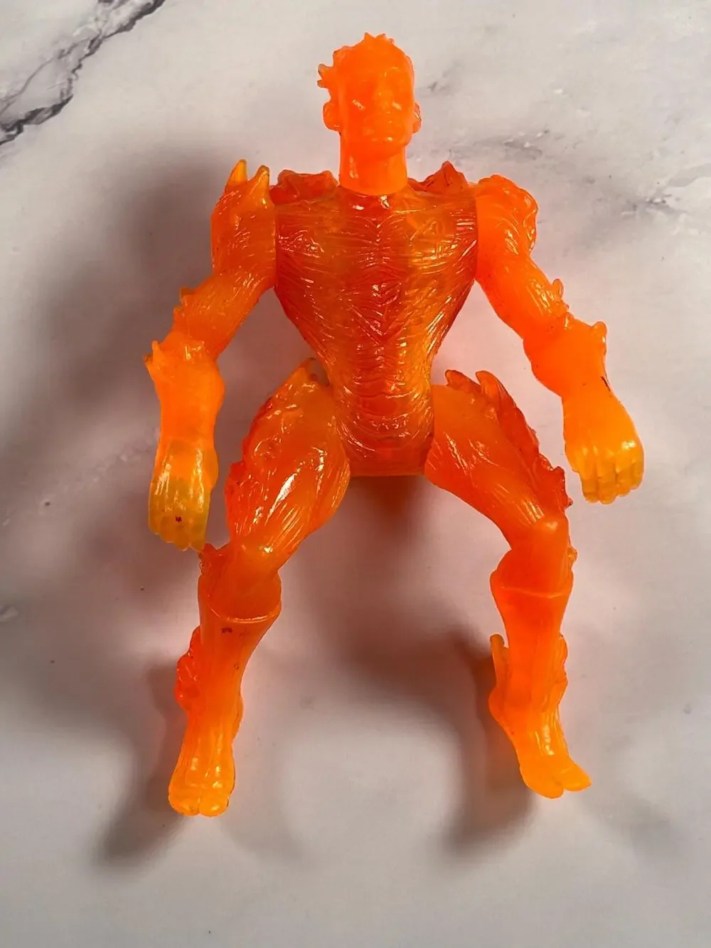 Fantastic Four Human Torch ATV Action Figure Marvel Toy Biz 5